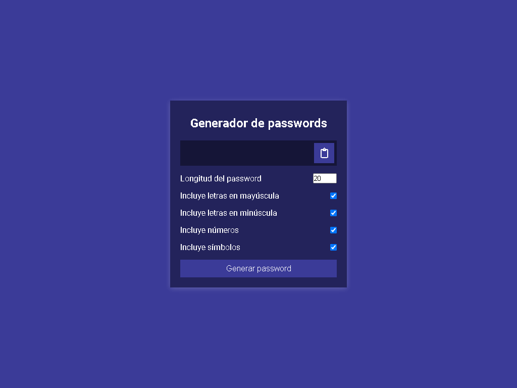 Password Generator