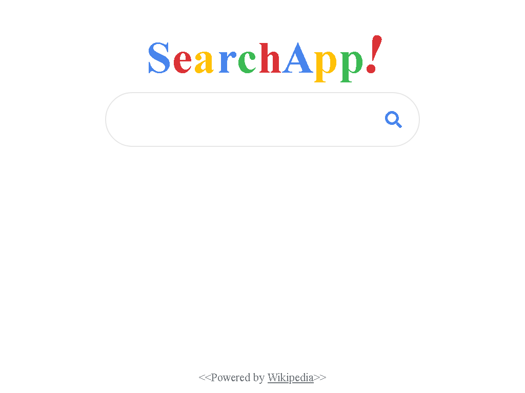 Wikipedia Search App